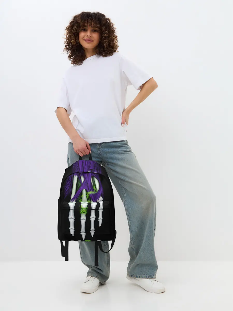 Рюкзак джинсовый / Нежить Чернокнижник