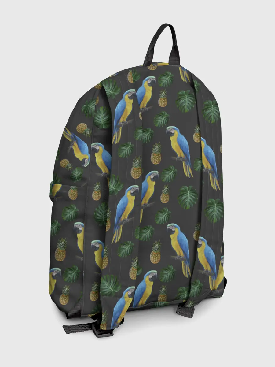 Рюкзак джинсовый / Попугай Ара