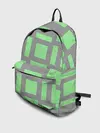Рюкзак джинсовый / Пиксели зеленые