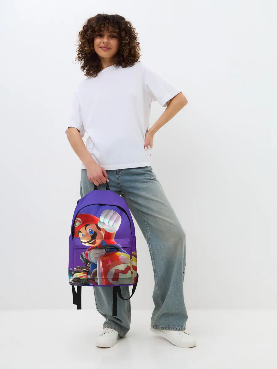 Рюкзак джинсовый / Mario 3D