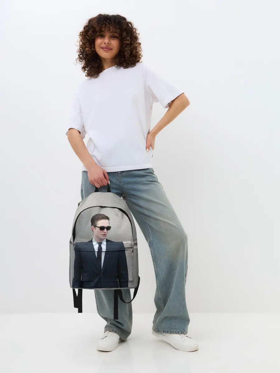 Рюкзак джинсовый / Роберт Паттинсон