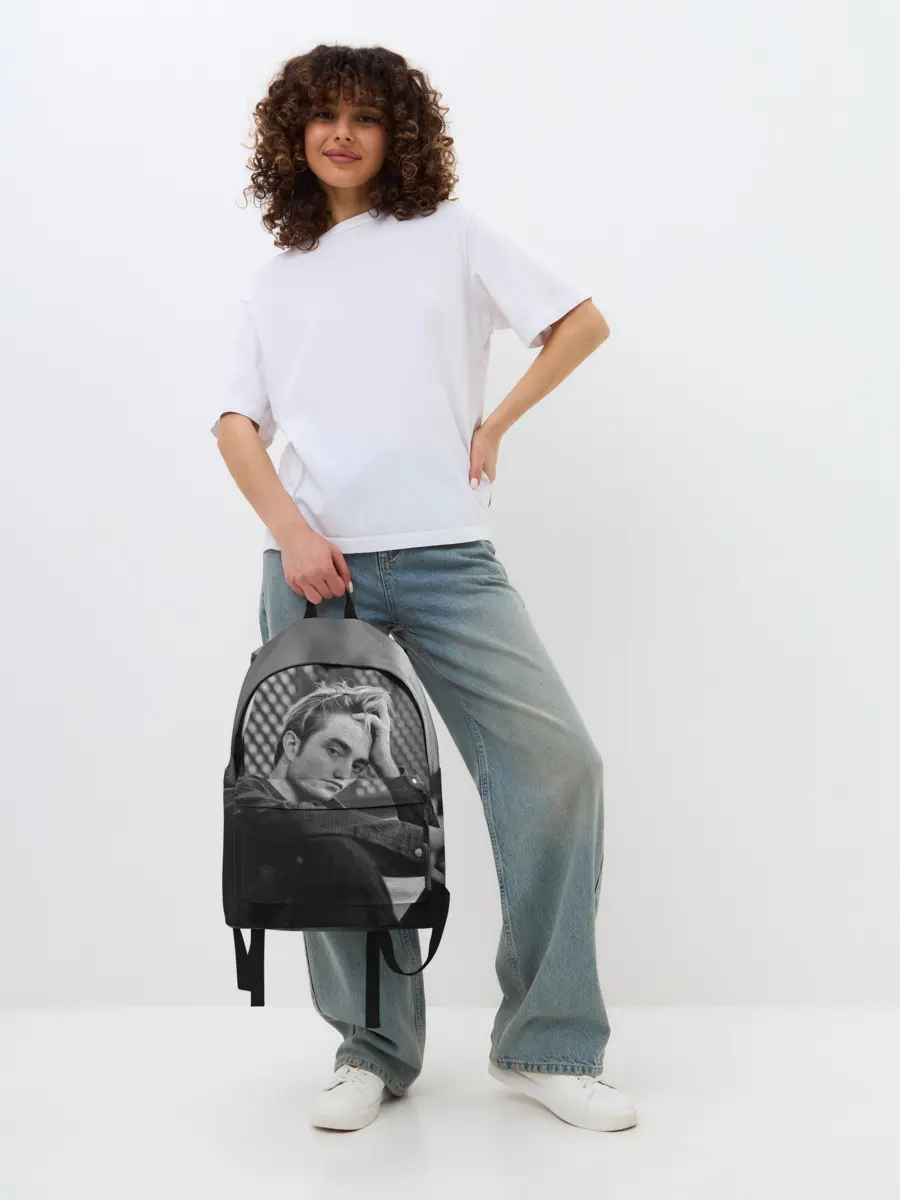 Рюкзак джинсовый / Роберт Паттинсон