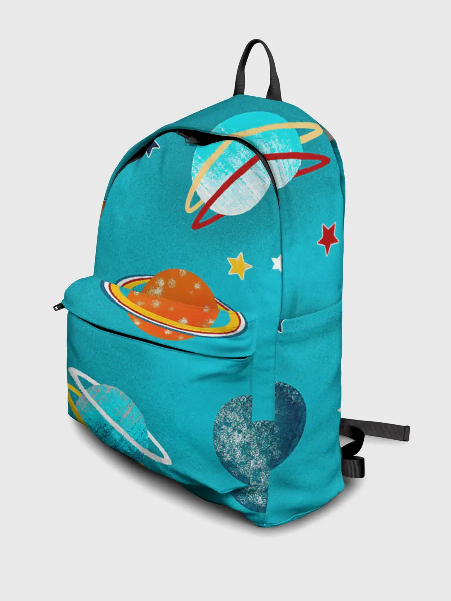 Рюкзак джинсовый / Необычные планеты