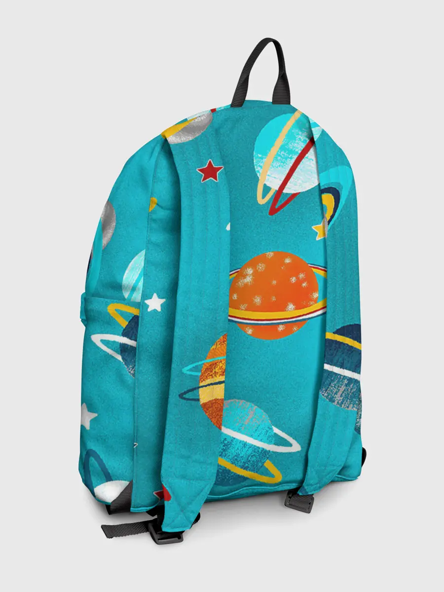 Рюкзак джинсовый / Необычные планеты