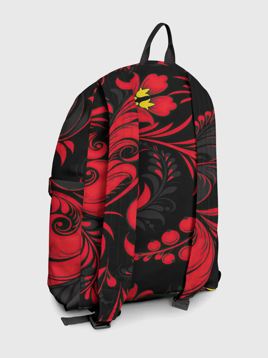 Рюкзак джинсовый / Хохлома