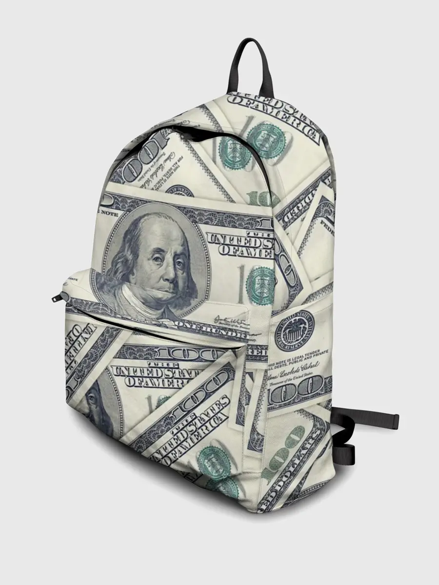Рюкзак джинсовый / Доллары