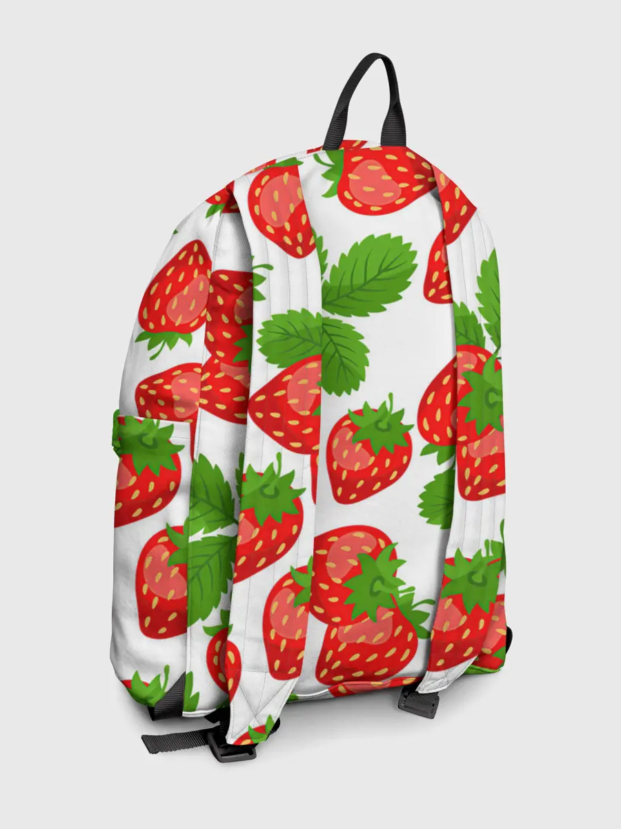 Рюкзак джинсовый / Клубника