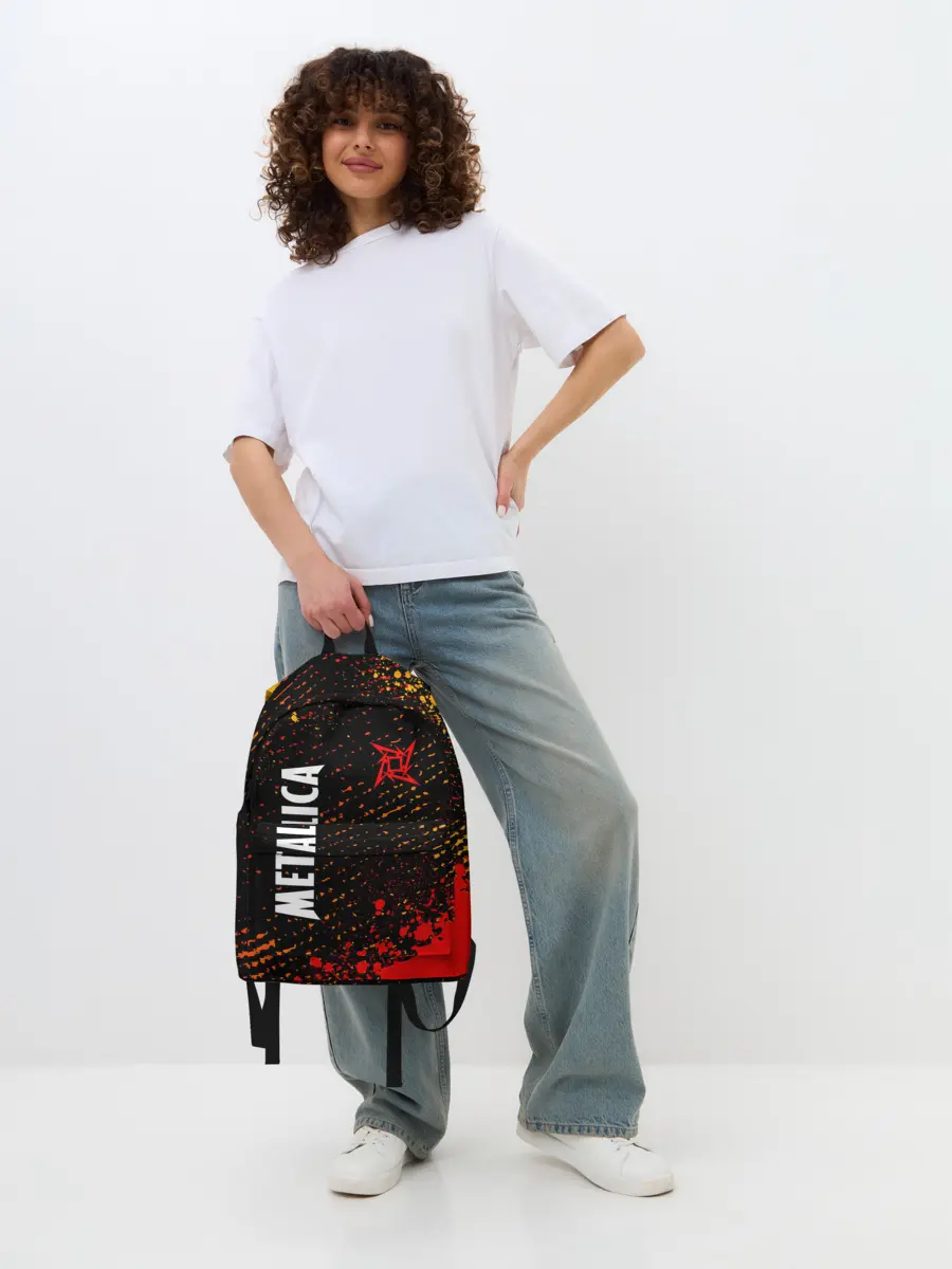 Рюкзак джинсовый / METALLICA / МЕТАЛЛИКА