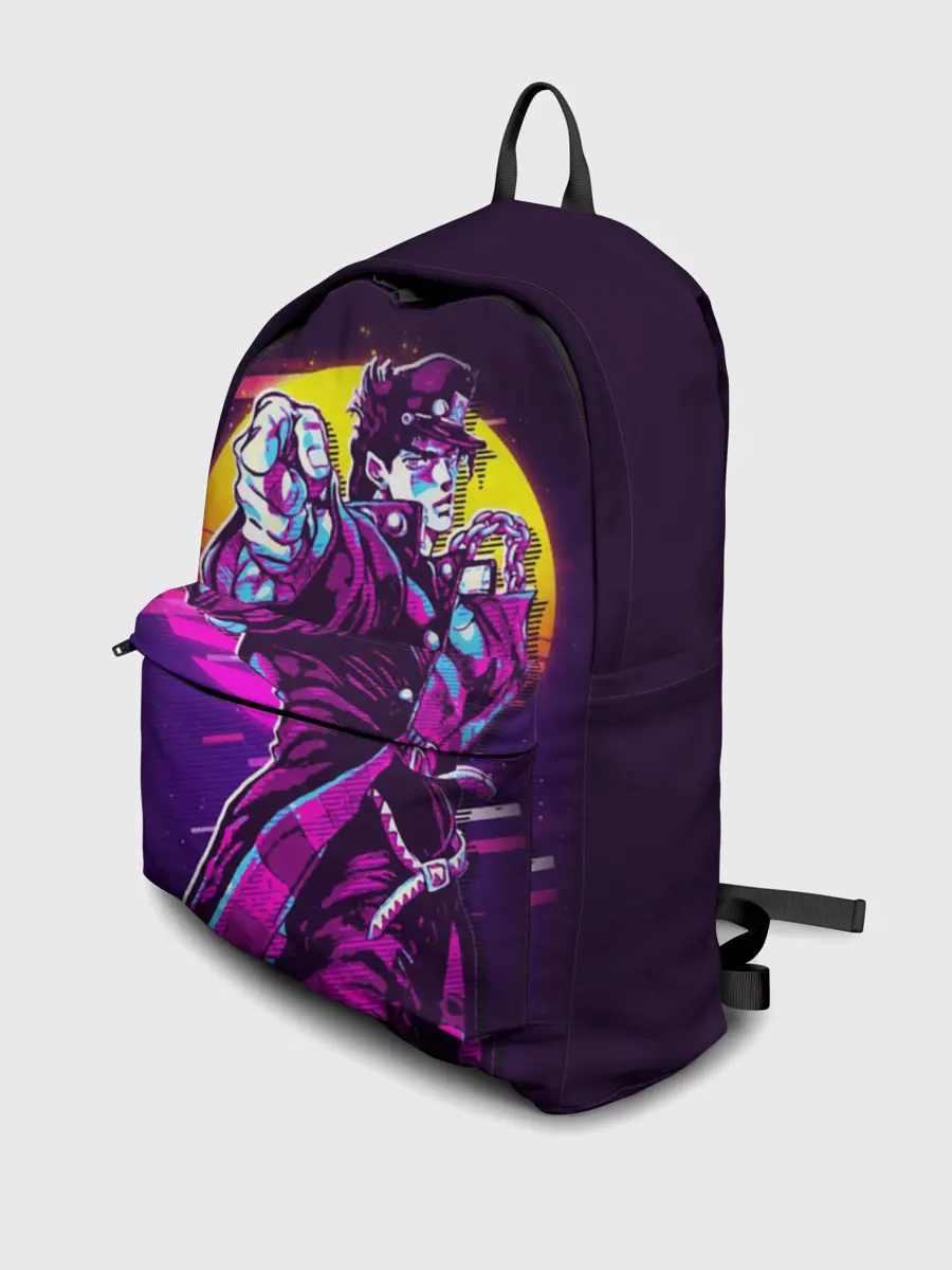 Рюкзак джинсовый / Дзётаро указывает смазанный