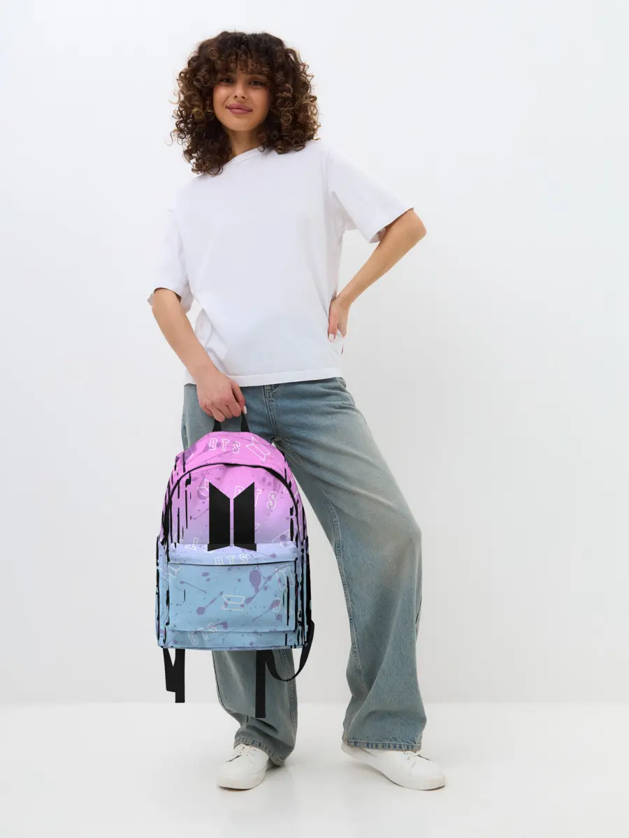 Рюкзак джинсовый / BTS.