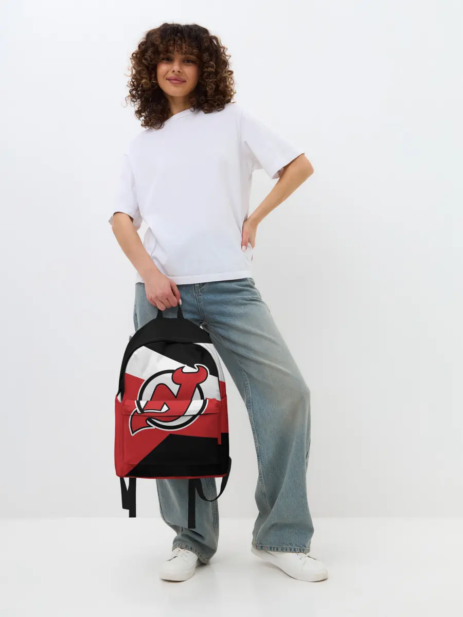 Рюкзак джинсовый / Нью-Джерси Девилз