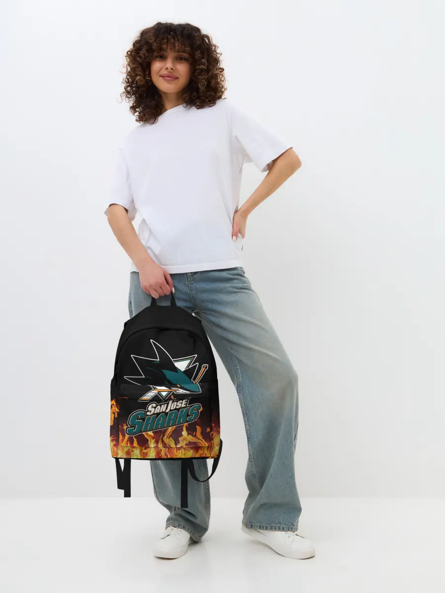 Рюкзак джинсовый / Сан-Хосе Шаркс