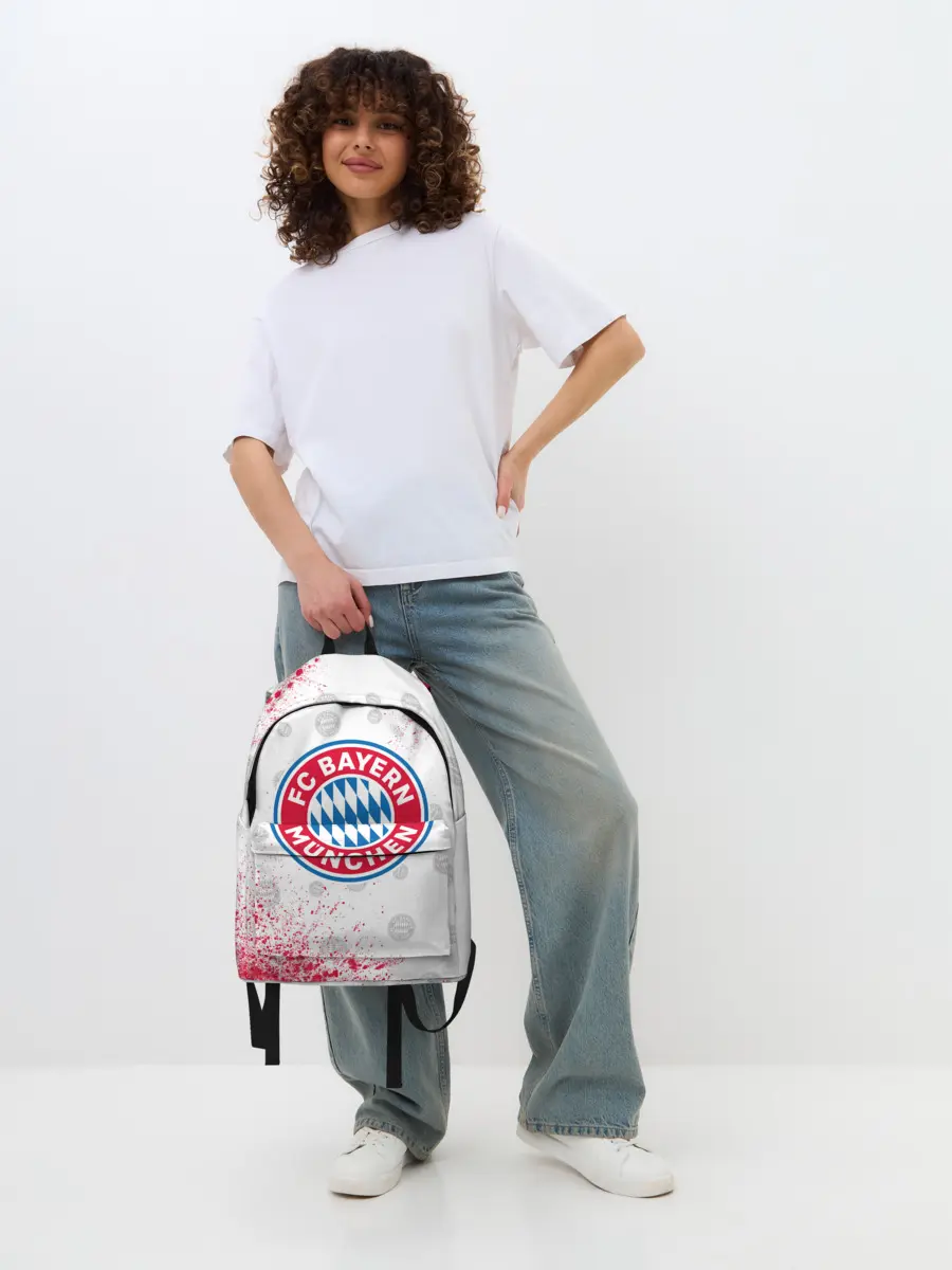 Рюкзак джинсовый / FC BAYERN / БАВАРИЯ