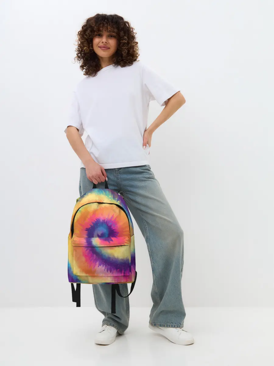 Рюкзак джинсовый / TIE-DYE MULTICOLOR