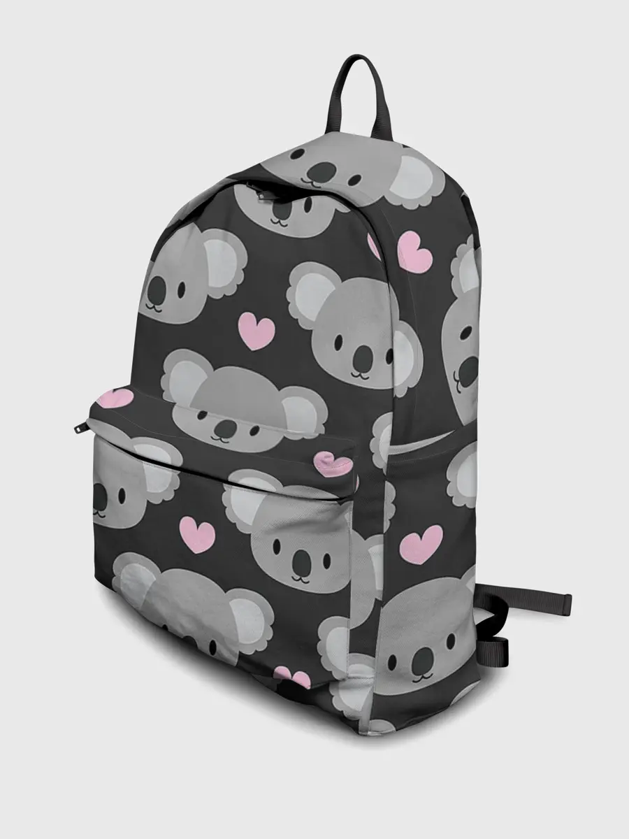 Рюкзак джинсовый / Мордочки коал