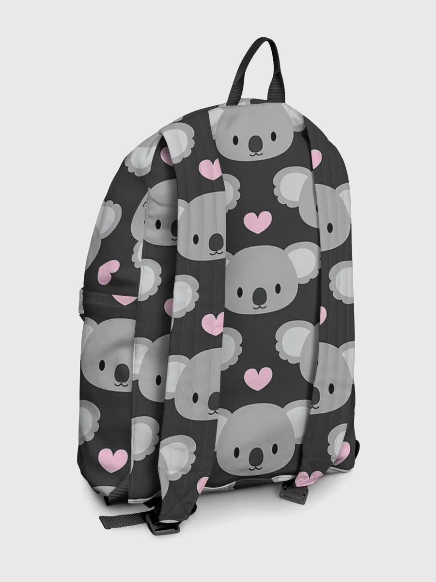 Рюкзак джинсовый / Мордочки коал