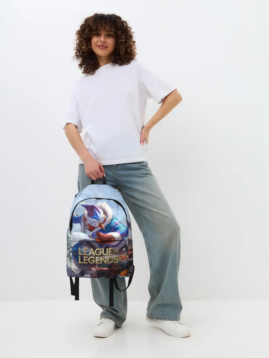Рюкзак джинсовый / League of Legends МАСТЕР ЙИ