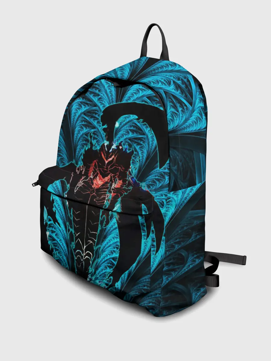 Рюкзак джинсовый / Поднятие Уровня в Одиночку