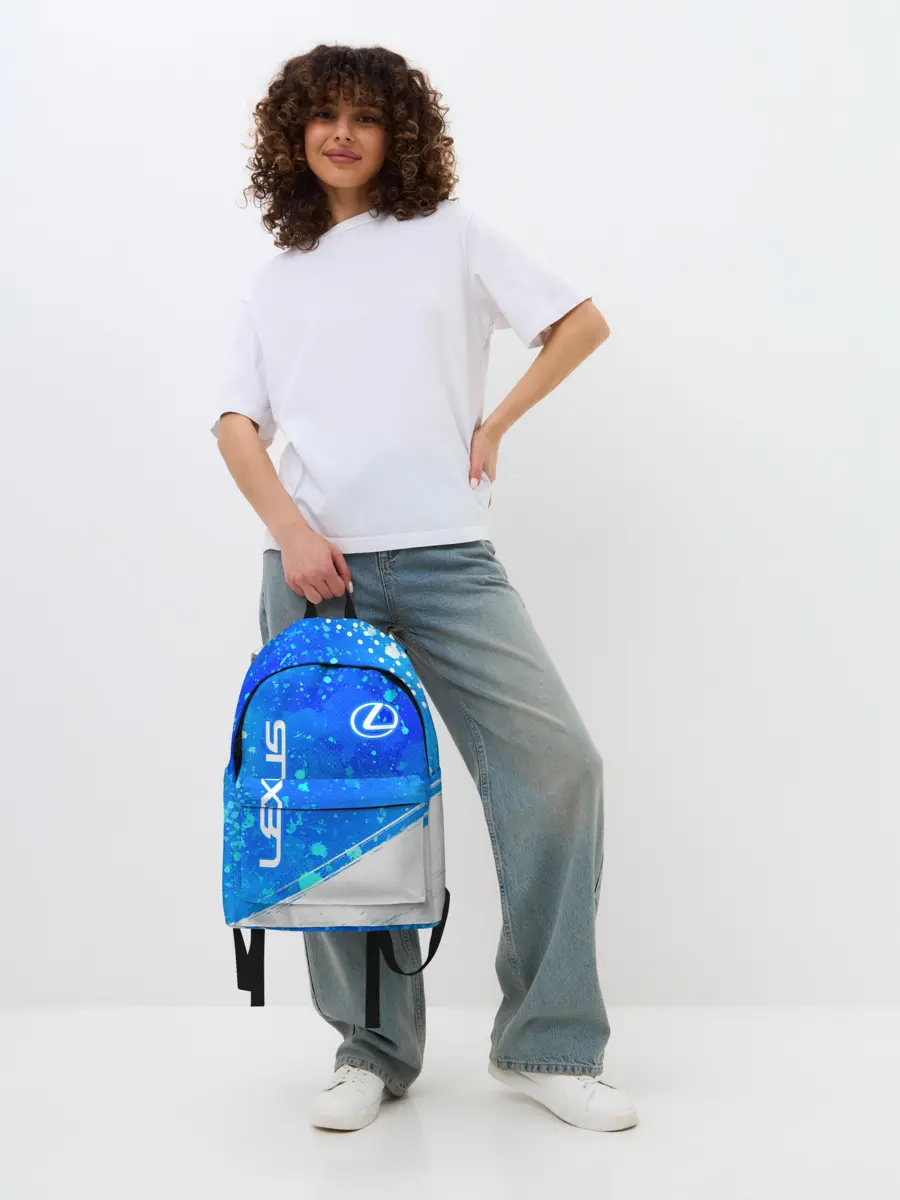 Рюкзак джинсовый / LEXUS / ЛЕКСУС