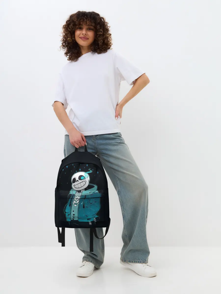 Рюкзак джинсовый / UNDERTALE SANS