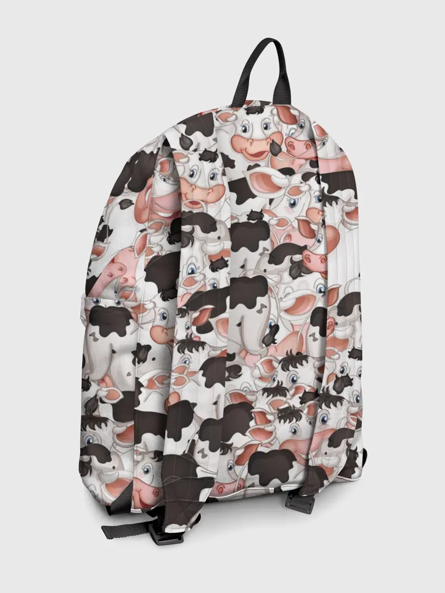 Рюкзак джинсовый / Коровы