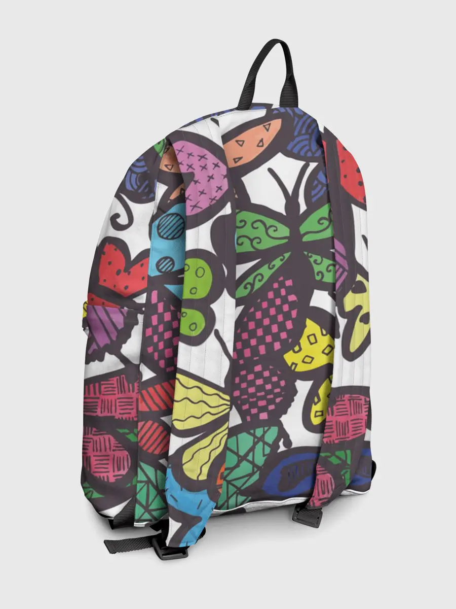 Рюкзак джинсовый / Дудл бабочки