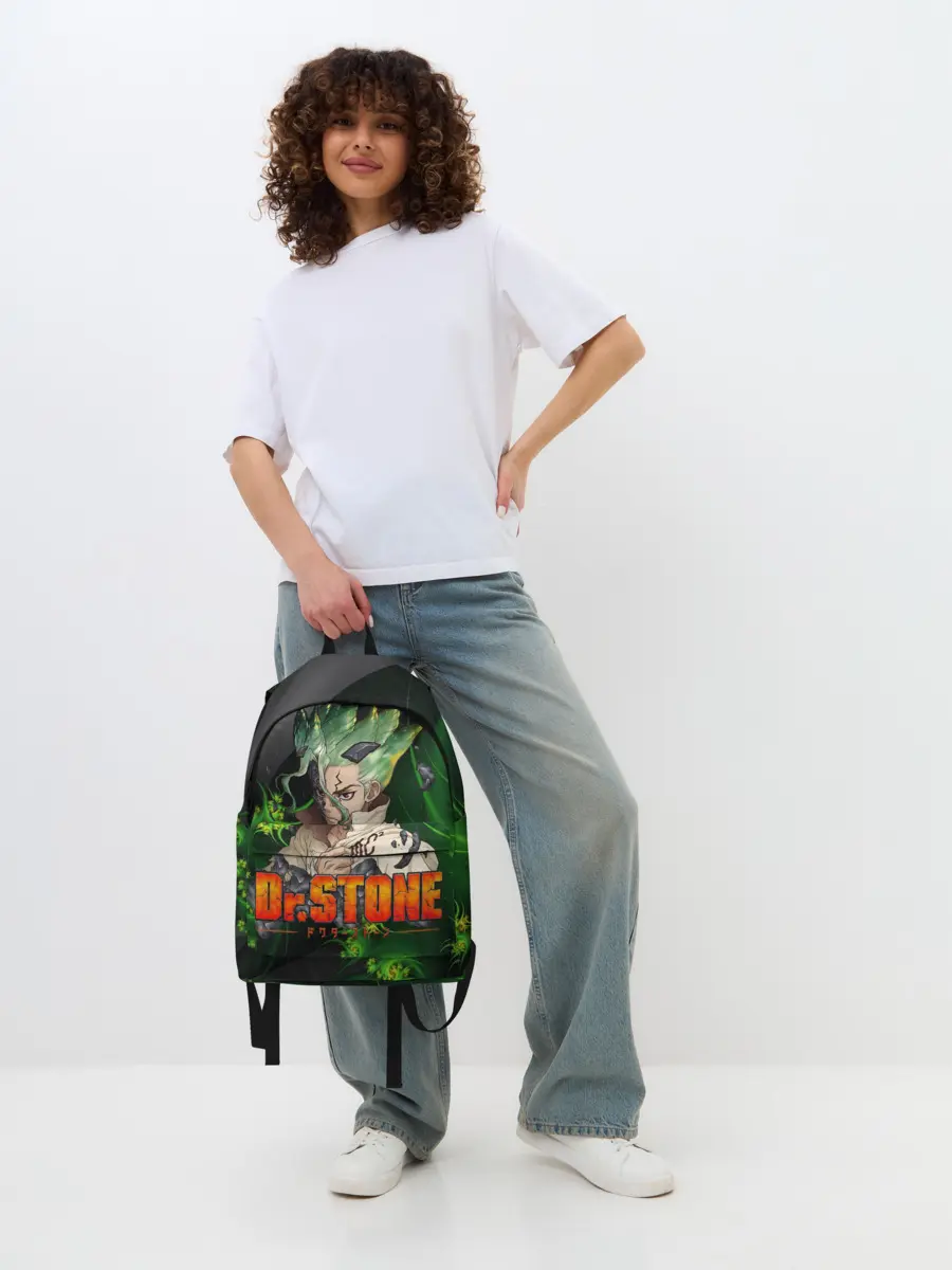 Рюкзак джинсовый / Доктор Стоун | Сэнку