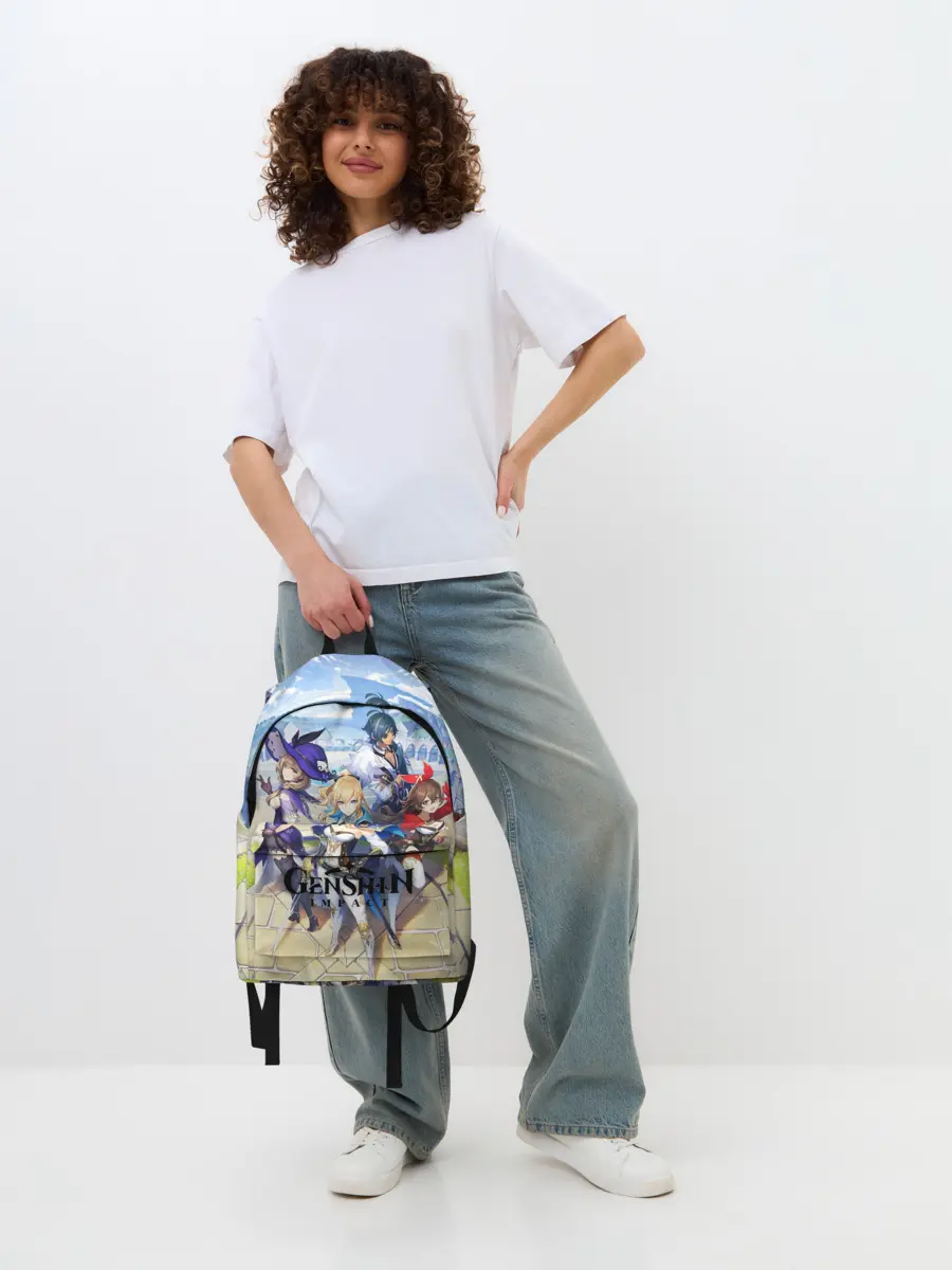 Рюкзак джинсовый / GENSHIN IMPACT