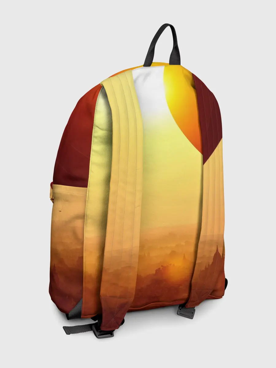 Рюкзак джинсовый / Город в пустыне