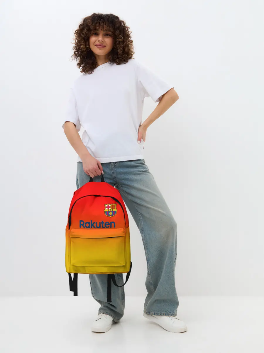 Рюкзак джинсовый / FC BARCELONA