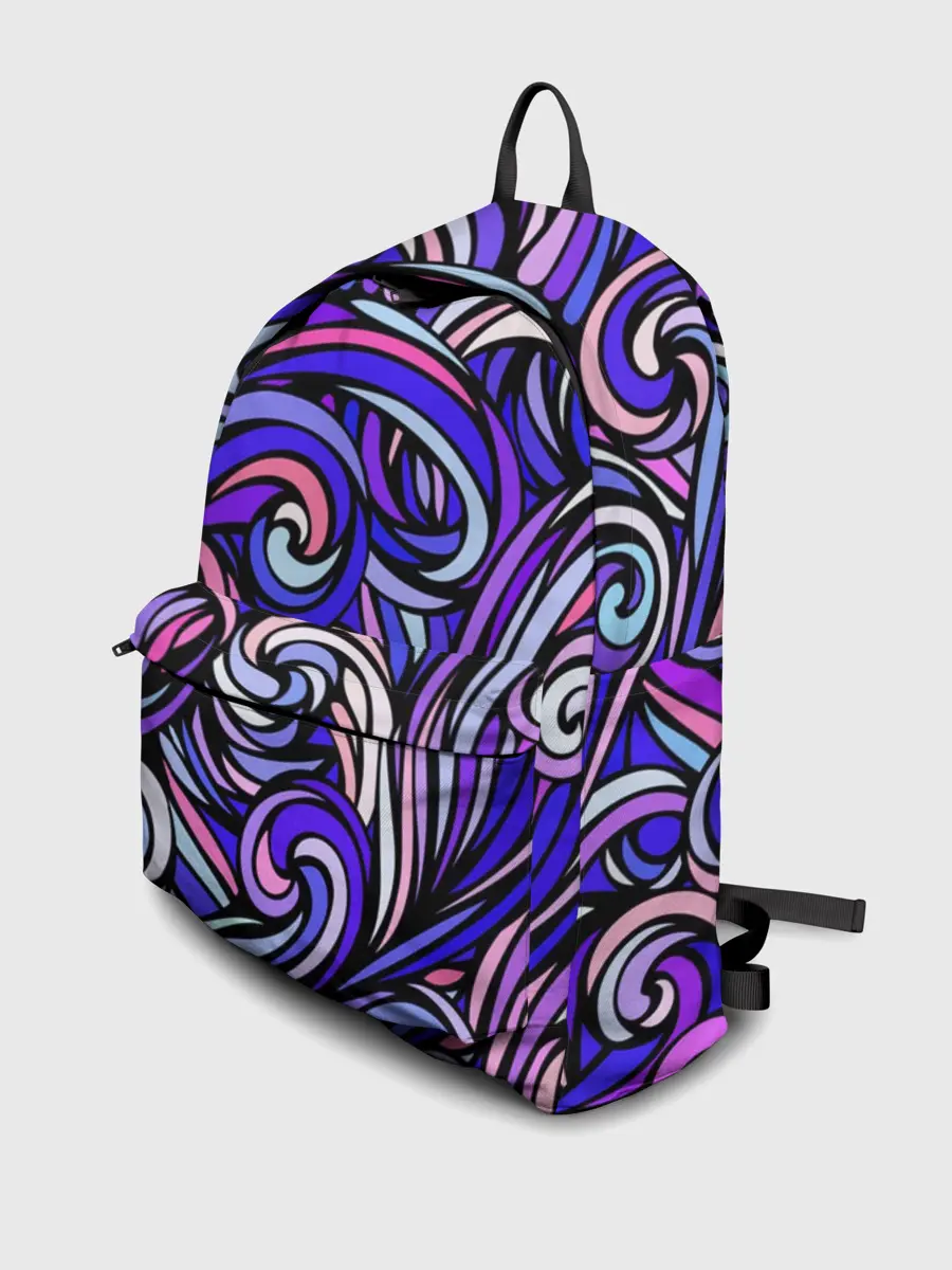 Рюкзак джинсовый / Волны