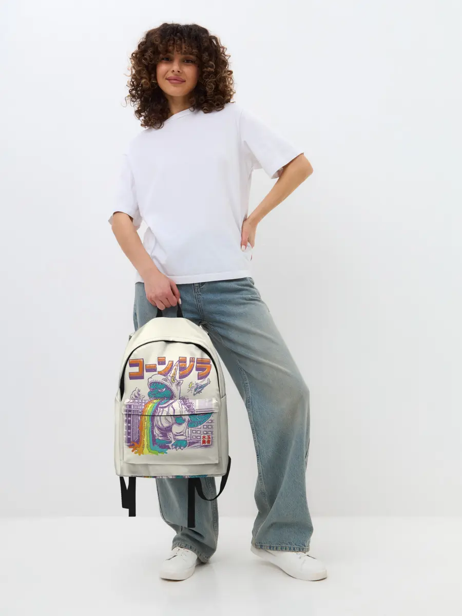 Рюкзак джинсовый / Годзилла Единорог