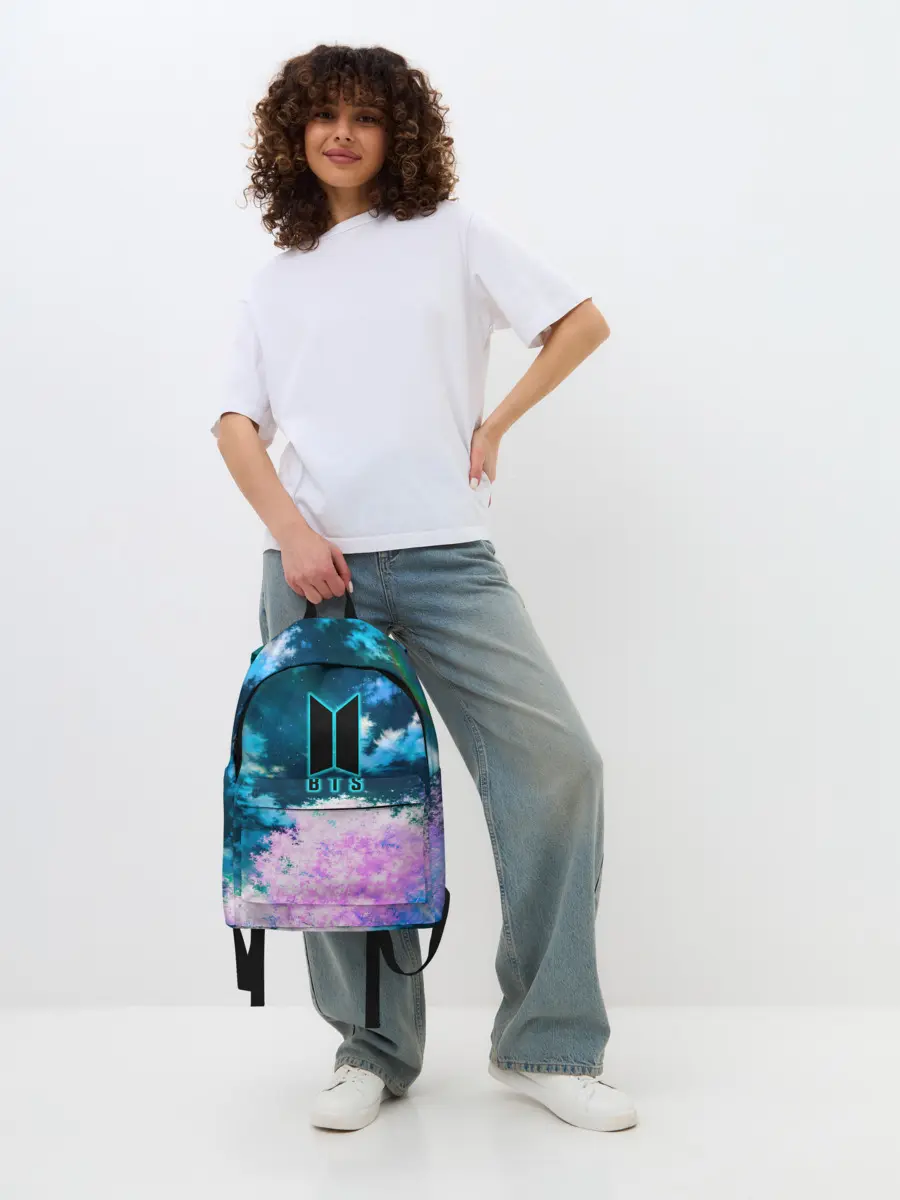 Рюкзак джинсовый / BTS