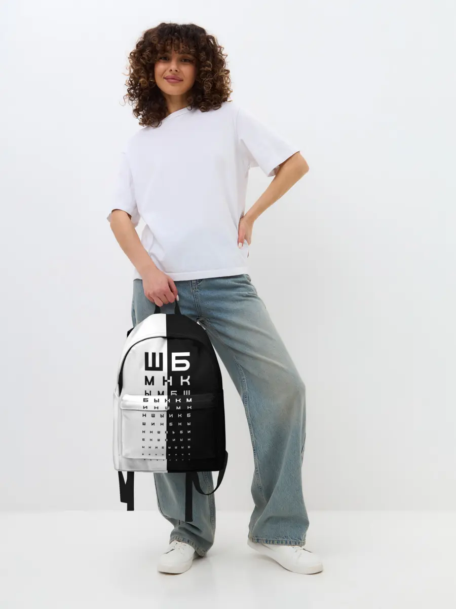 Рюкзак джинсовый / ДОСКА ОФТАЛЬМОЛОГА.