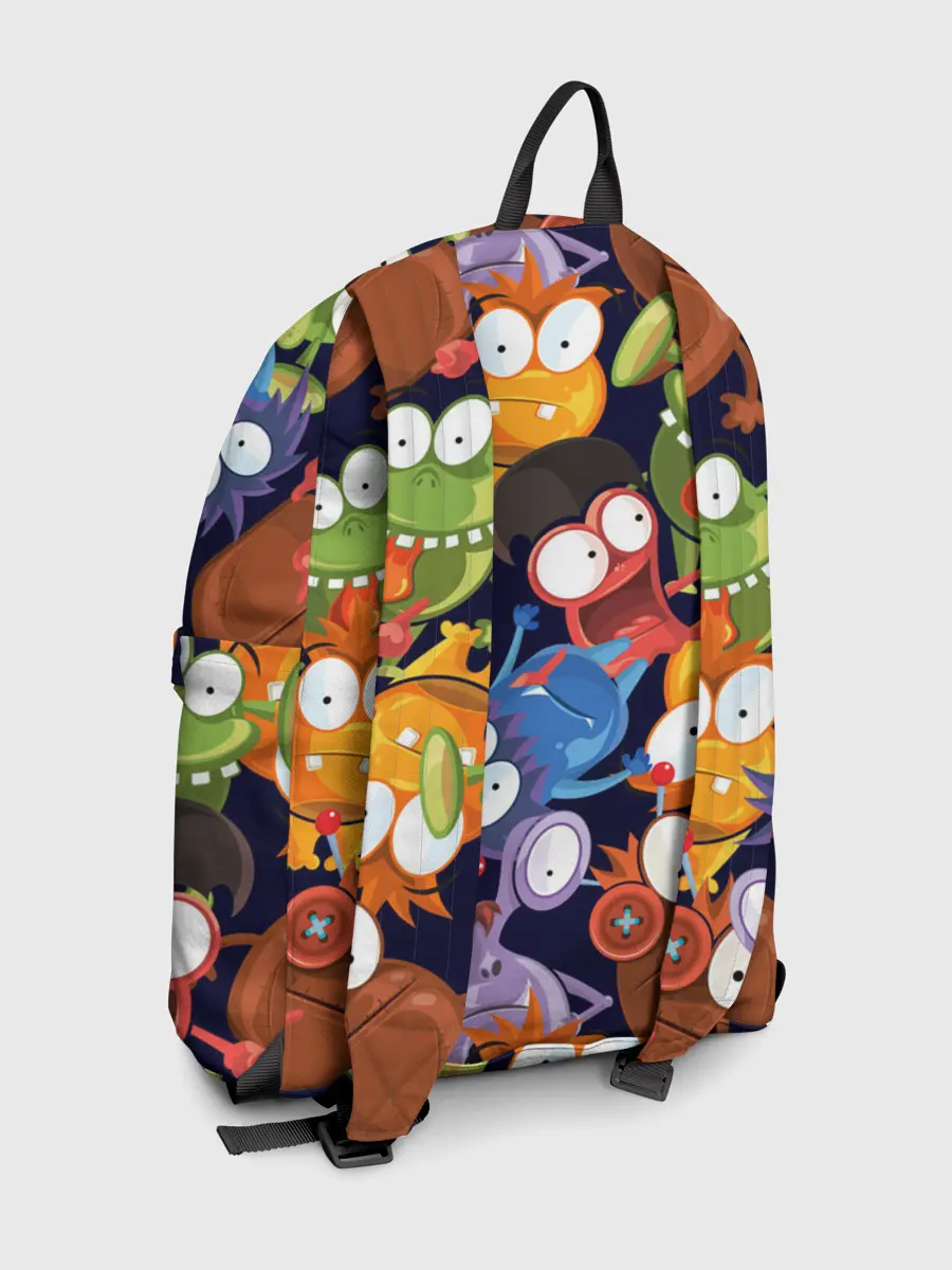 Рюкзак джинсовый / Пучеглазые монстры