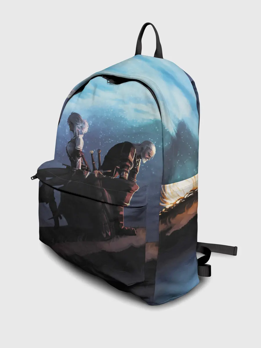 Рюкзак джинсовый / Цири И Геральд