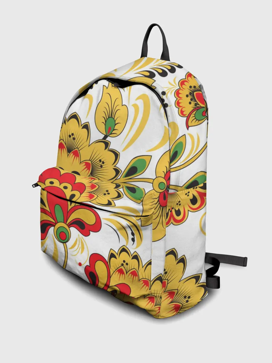 Рюкзак джинсовый / Хохлома