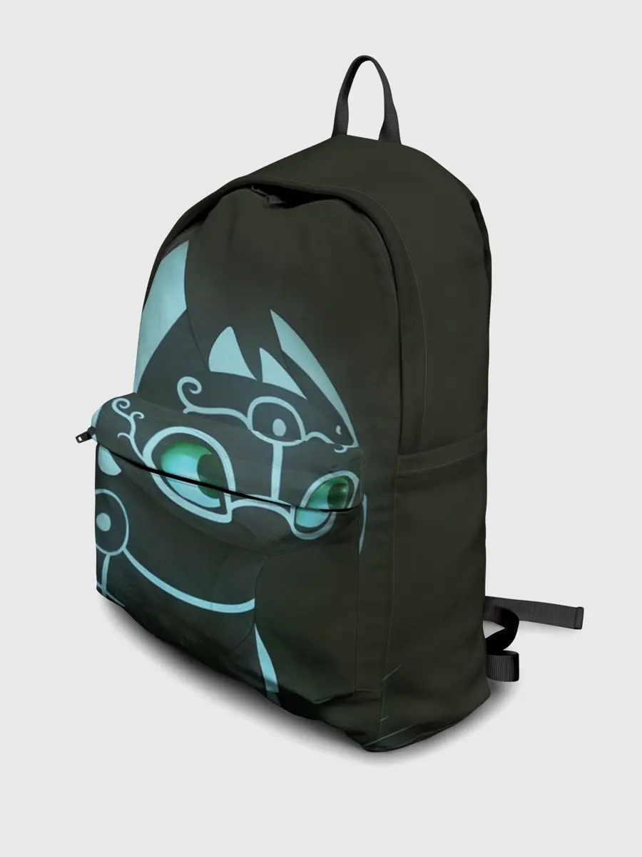 Рюкзак джинсовый / Как приручить дракона