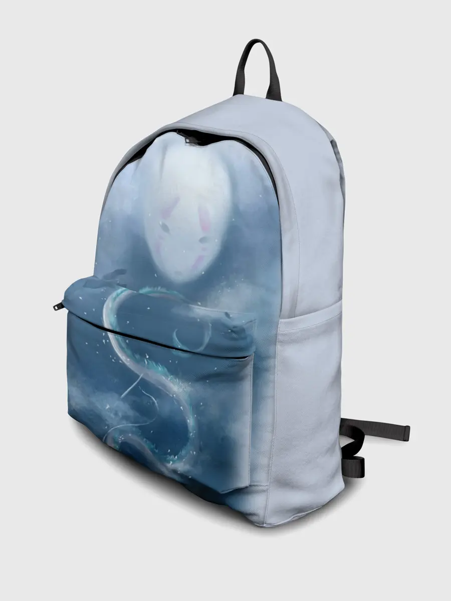 Рюкзак джинсовый / Безликий бог следит за Хаку