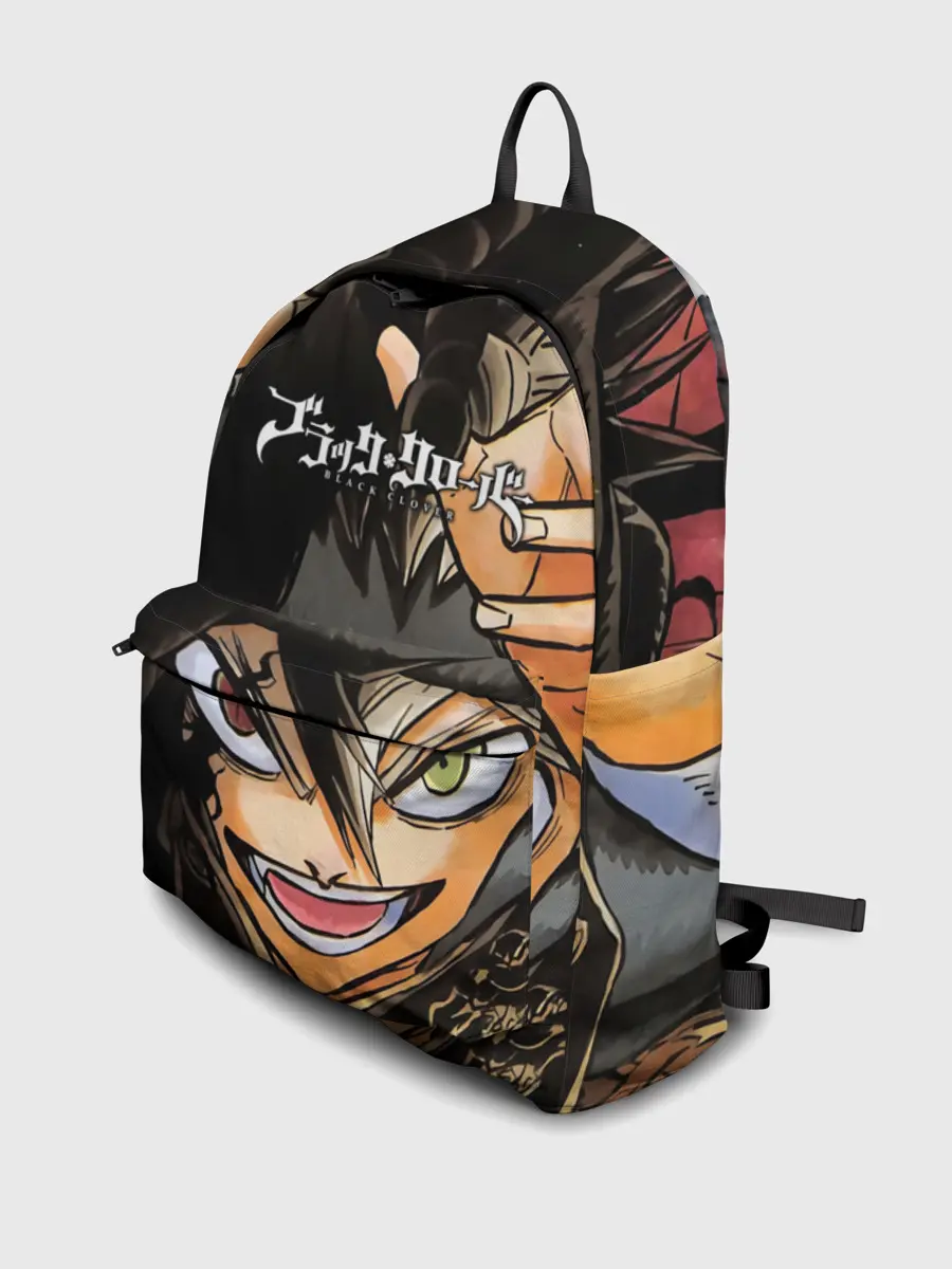 Рюкзак джинсовый / Красочный арт Асты