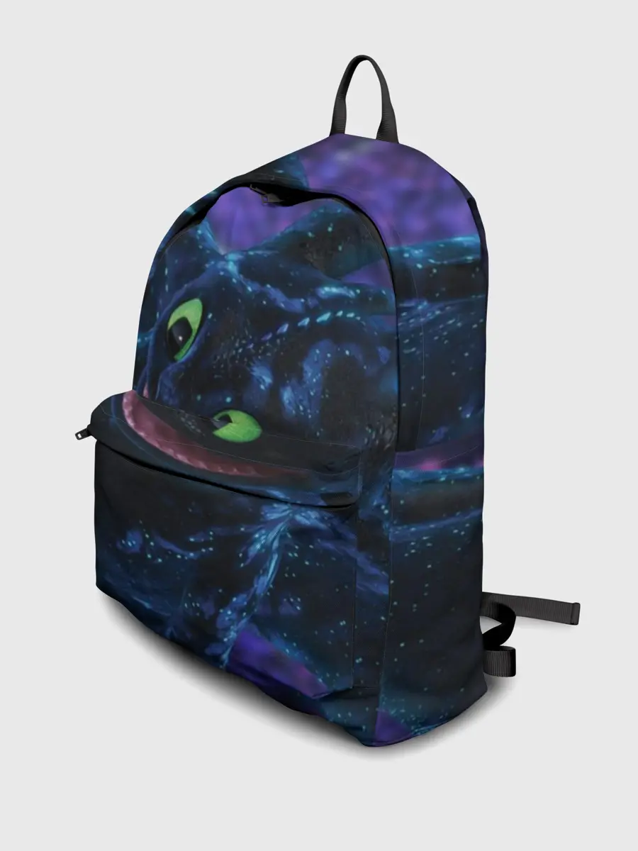 Рюкзак джинсовый / Как приручить дракона