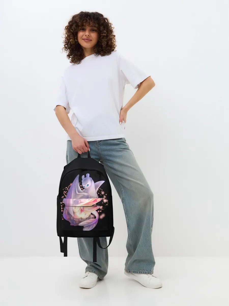 Рюкзак джинсовый / дневная фурия