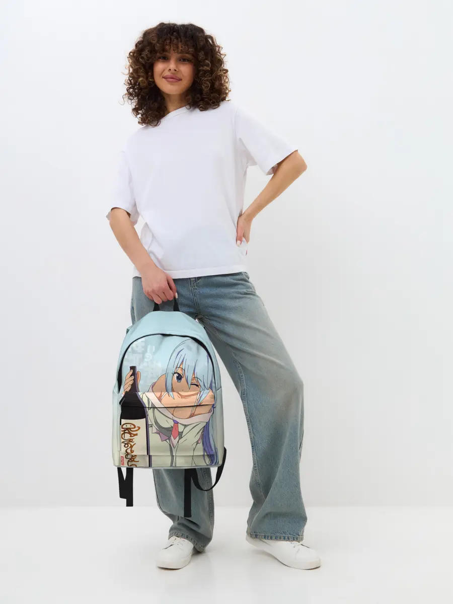 Рюкзак джинсовый / KonoSuba бутылка