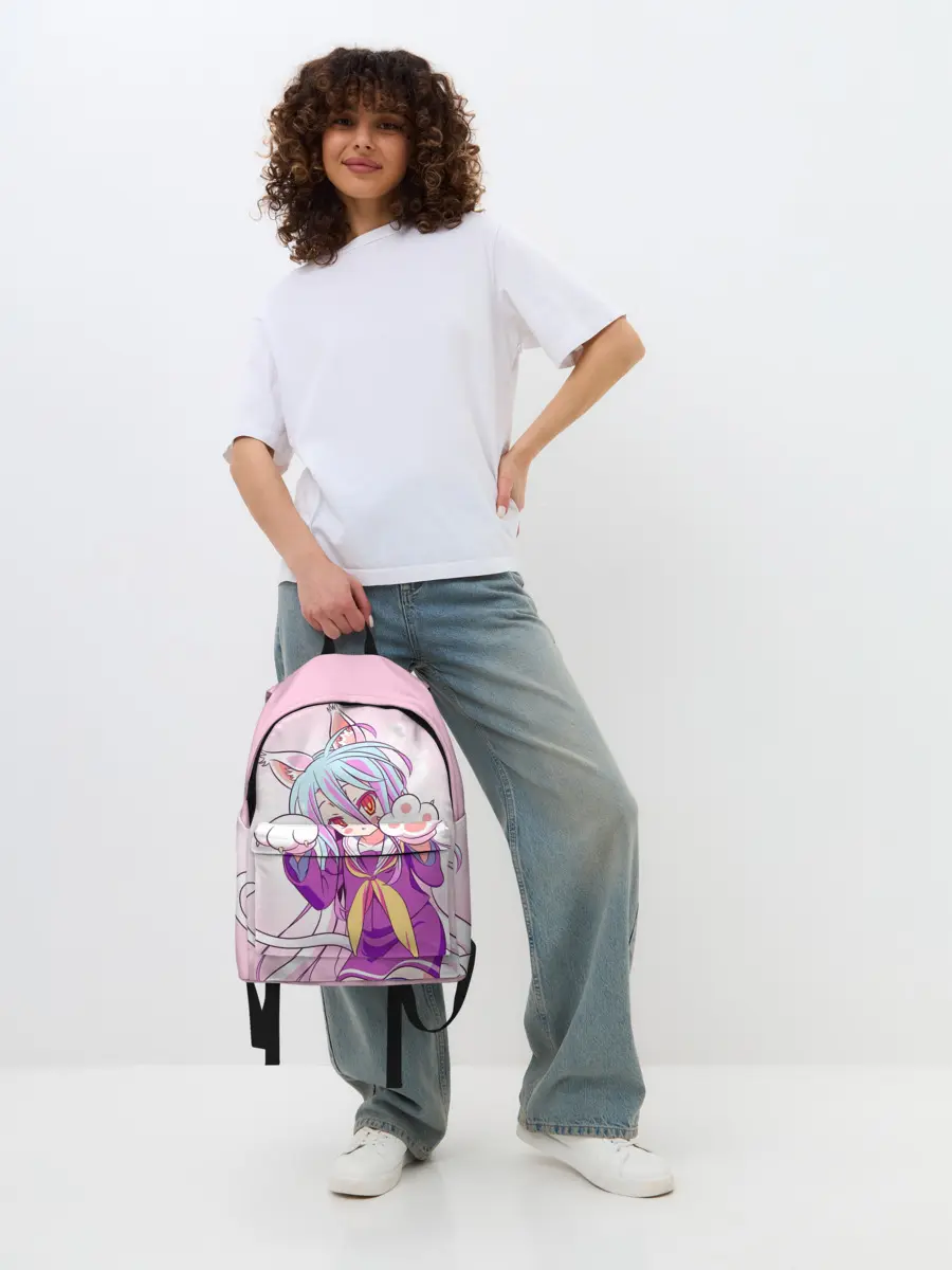 Рюкзак джинсовый / аниме лапки