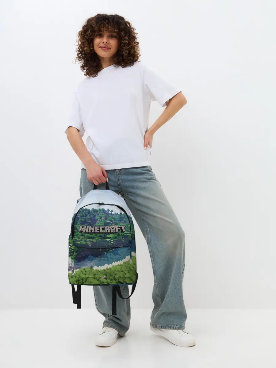 Рюкзак джинсовый / Minecraft