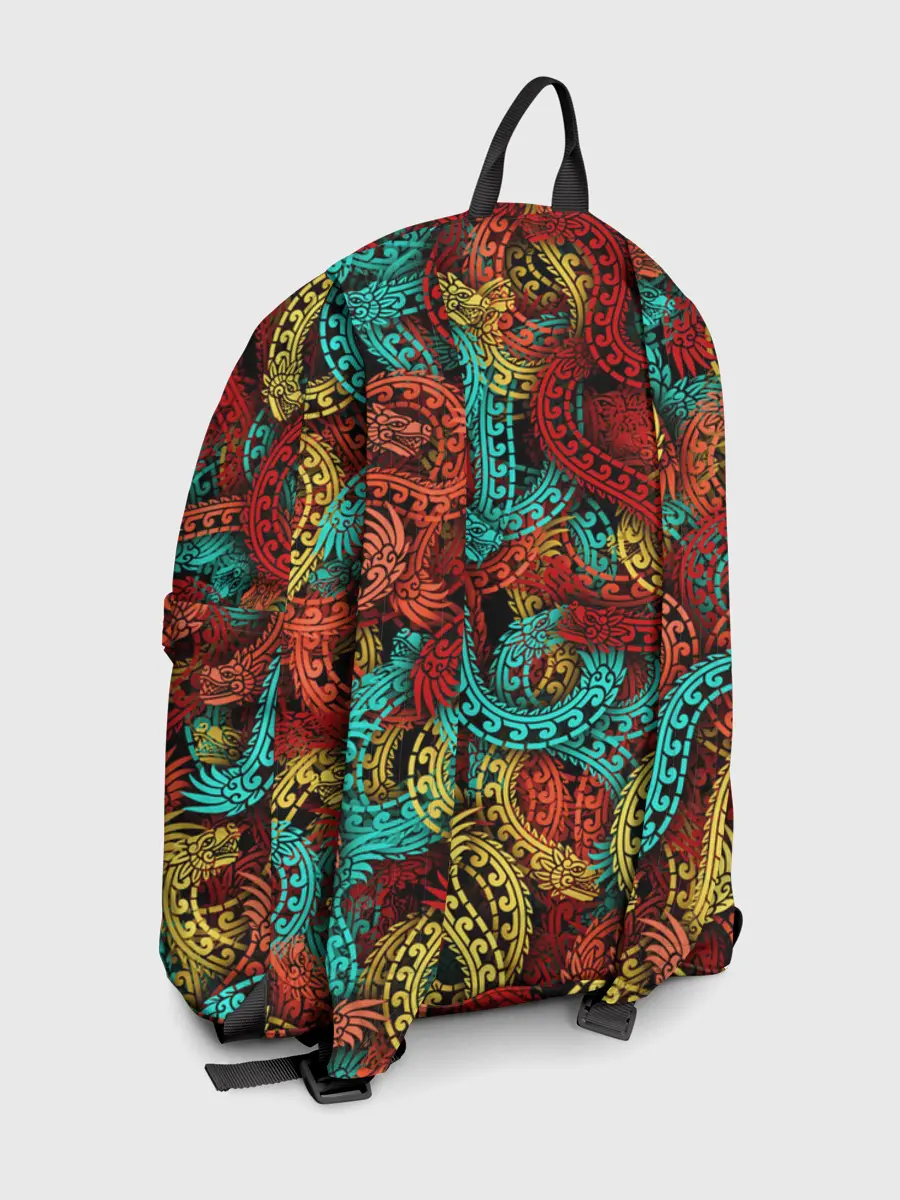 Рюкзак джинсовый / Кетцалькоатли