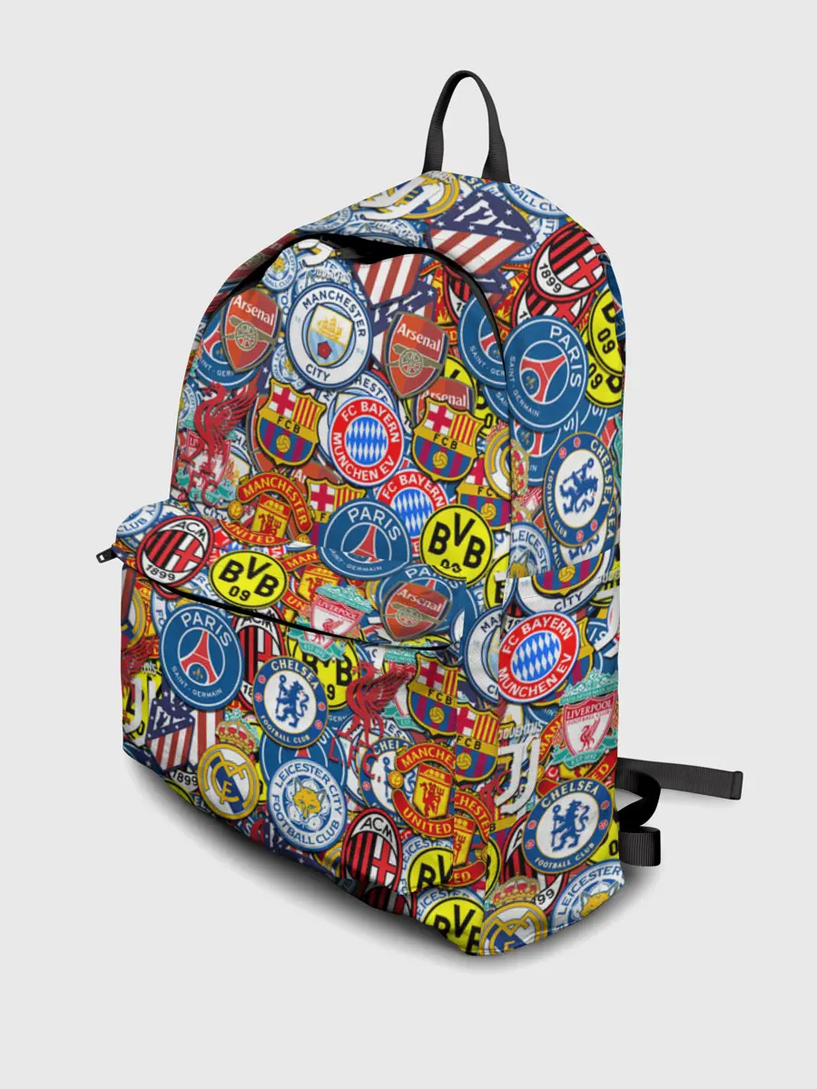 Рюкзак джинсовый / ЛОГОТИПЫ ФУТБОЛЬНЫХ КОМАНД