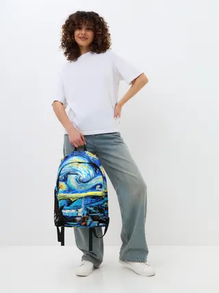 Рюкзак джинсовый / Искусство