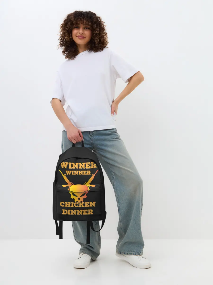 Рюкзак джинсовый / Winner Chicken Dinner