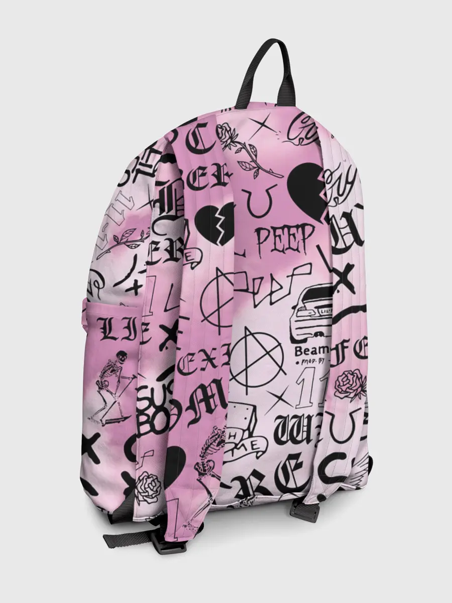 Рюкзак джинсовый / LIL PEEP.